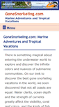 Mobile Screenshot of gonesnorkeling.com